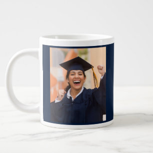 Grande Tasse Cadeau de souvenir de photo de diplômé 2026