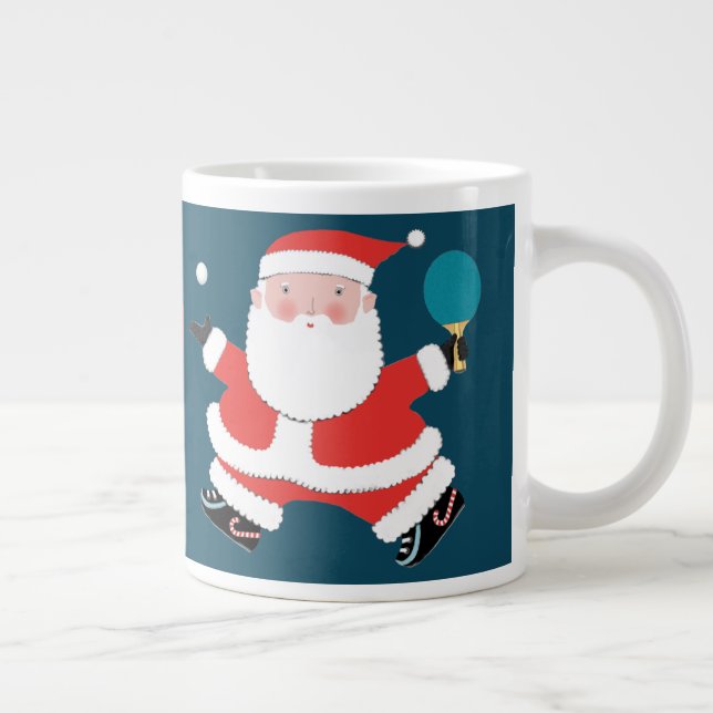 Grande Tasse Cadeau de vacances personnalisé Ping Pong (Droite)