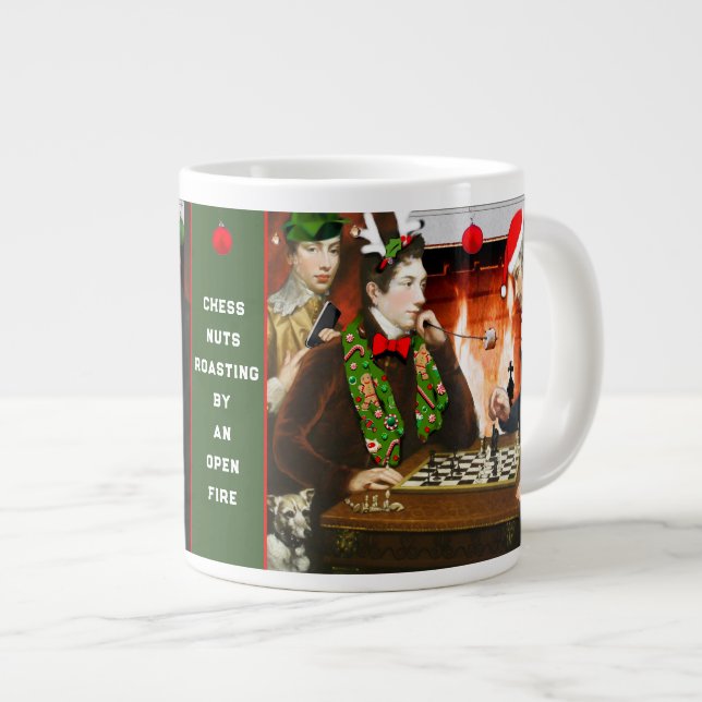 Grande Tasse Cadeau de vacances pour joueur d'échecs Géant Tass (Devant droit)