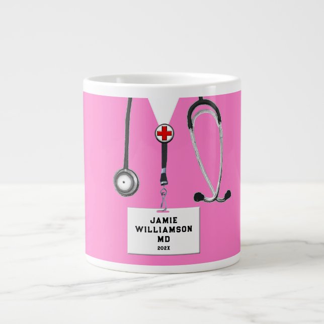Grande Tasse Cadeau Dr Pink Scrubs (Devant)