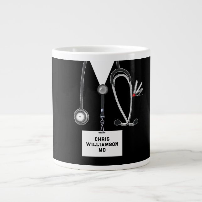 Grande Tasse Cadeau drôle de docteur (Devant)