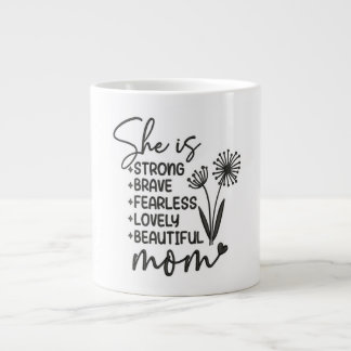 Grande Tasse Cadeau Inspirant pour Maman