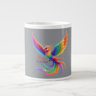 Grande Tasse Cadeau personnalisé de date de naissance Phoenix a