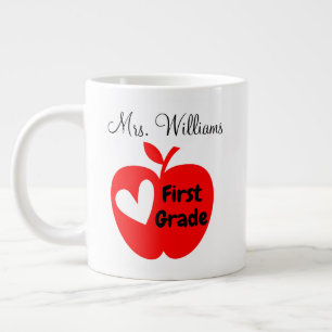 Grande Tasse Cadeau personnalisé de l'enseignant de fin d'étude