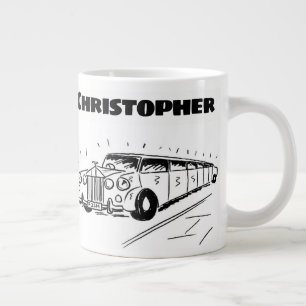 Grande Tasse Cadeau pour un auffeur de limousine avec nom
