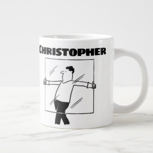 Grande Tasse Cadeau pour un Glazier avec nom