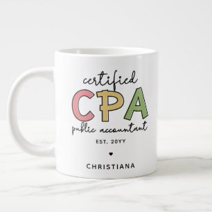Grande Tasse Cadeaux comptables publics certifiés CPA personnal