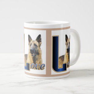 Grande Tasse Cadeaux d'amour berger allemand