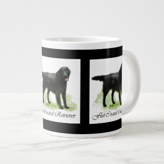 Grande Tasse Cadeaux d'Art Retriever à revêtement plat