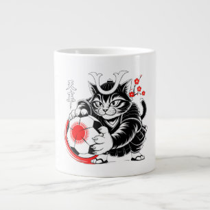 Grande Tasse Cadeaux de fan de sport anime - Chat Samouraï Féro