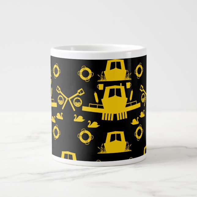 Grande Tasse Cadeaux de péniche britannique (Devant)