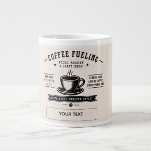 Grande Tasse Café qui motive – Café personnalisé de motivation
