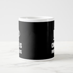 Grande Tasse Cafés Pour Les Vestiges Fatigués