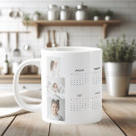 Grande Tasse Calendrier personnalisé 2025 avec trois photos<br><div class="desc">Capturez vos souvenirs préférés tout en restant organisé avec ce calendrier personnalisé 2025 avec trois de vos photos chères. Parfait pour la maison ou le bureau, ce design personnalisé allie fonctionnalité et sentimentalité, affichant vos images choisies en parallèle d'un calendrier complet et élégant. Idéal pour donner à la famille et...</div>
