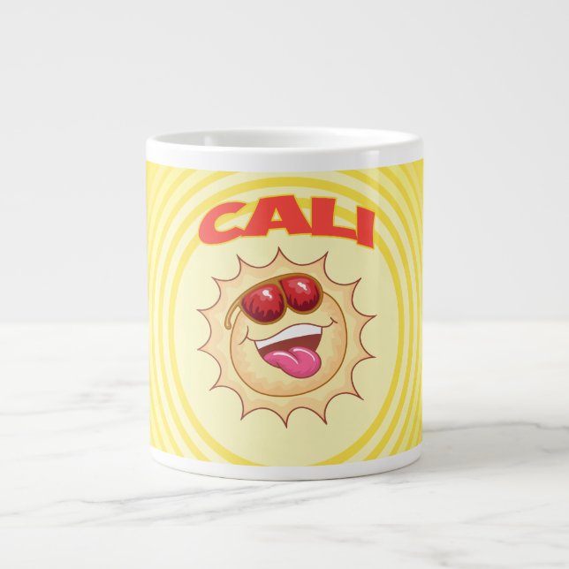 Grande Tasse Cali Sun souriant (Devant)