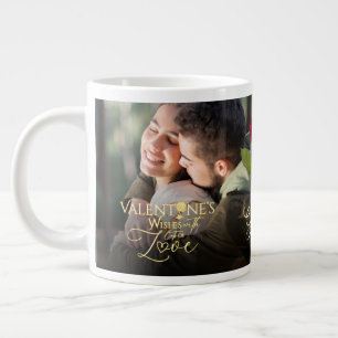 Grande Tasse Calligraphie photo moderne minimaliste de la Saint
