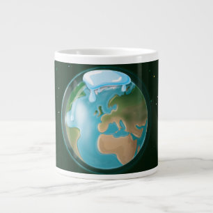 Grande Tasse Calottes glaciaires de la planète Terre.
