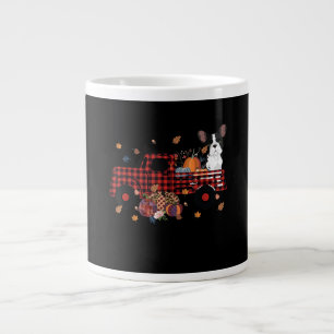 Grande Tasse Camion Citrouille Bulldog Thanksgiving Cadeau Hall