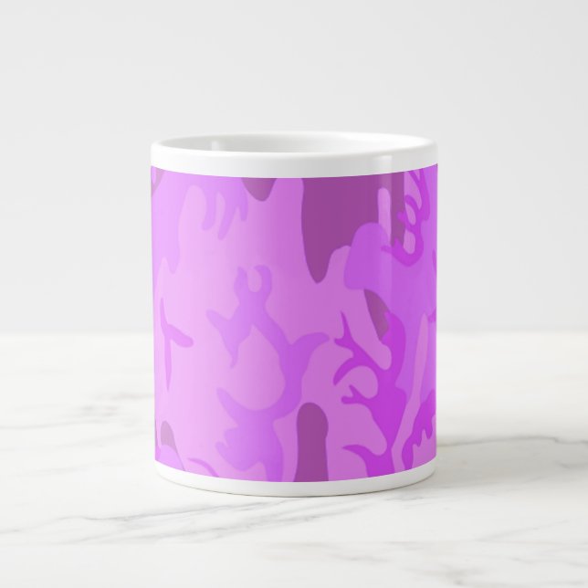 Grande Tasse Camouflage violet clair (Devant)