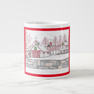 Grande Tasse Campagne de Noël Jumbo Musique rouge