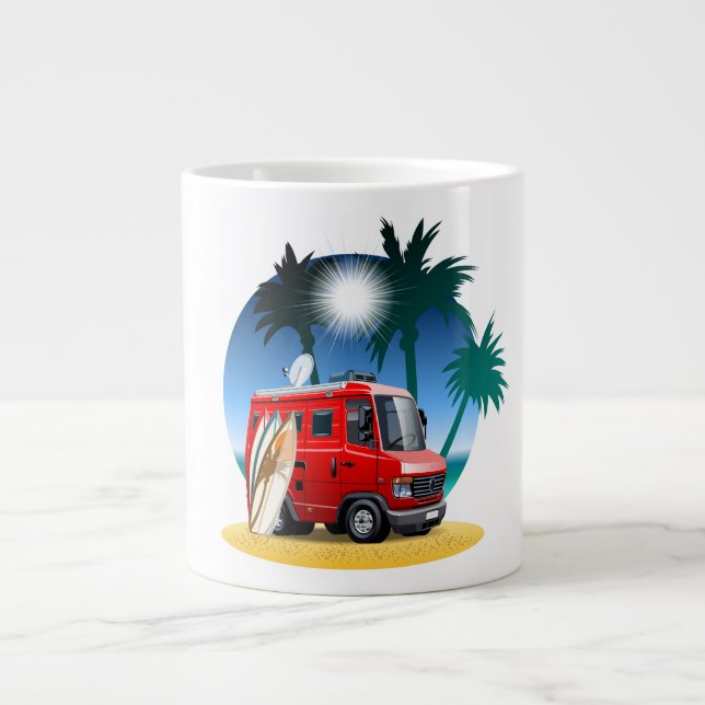 Grande Tasse Camper de dessin (Devant)