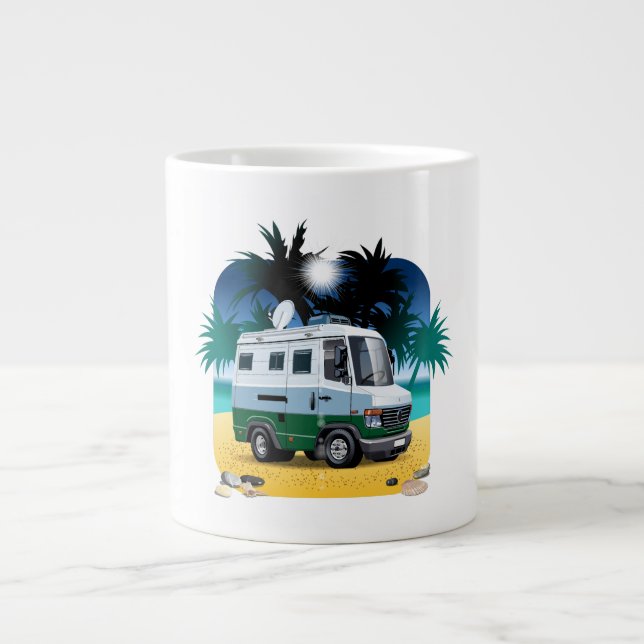 Grande Tasse Camper de dessin (Devant)