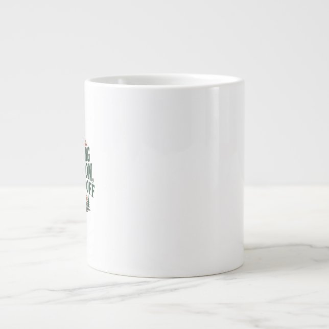 Grande Tasse Camping Mode On Problems Off Funny Outdoor Design (Devant)