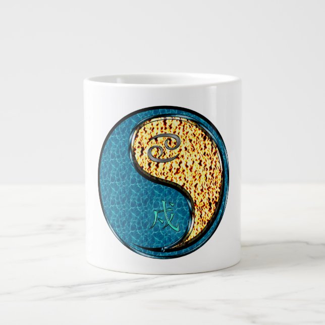 Grande Tasse Cancer & Chien de Feu (Devant)