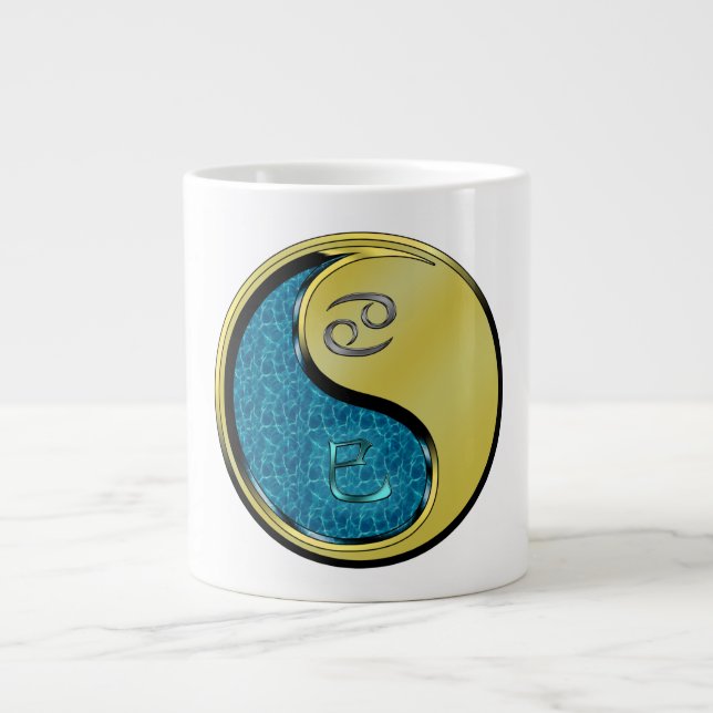 Grande Tasse Cancer & Serpent de Métal (Devant)