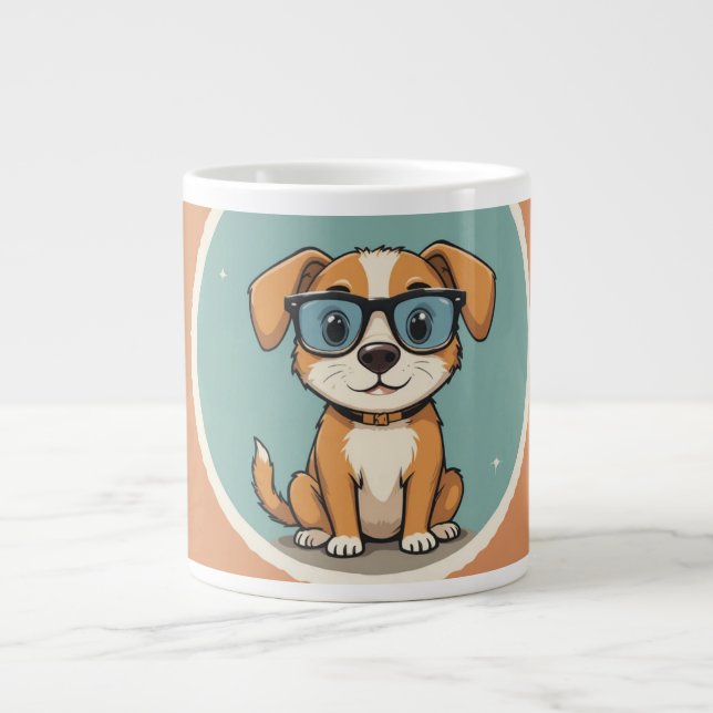 Grande Tasse Caneca com Cachorro  (Devant)