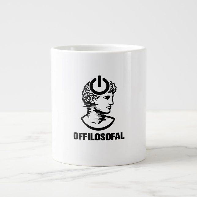 Grande Tasse Caneca para filósofos. (Devant)