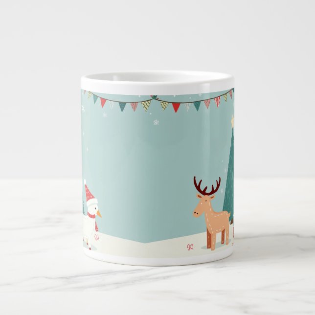 Grande Tasse canette commémorative de noël (Devant)