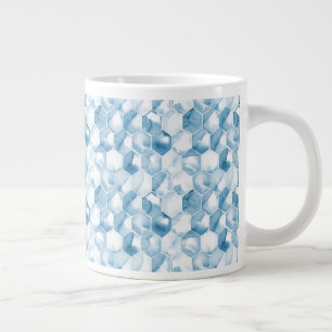 Grande Tasse Canotype de couleur d'eau douce bleue