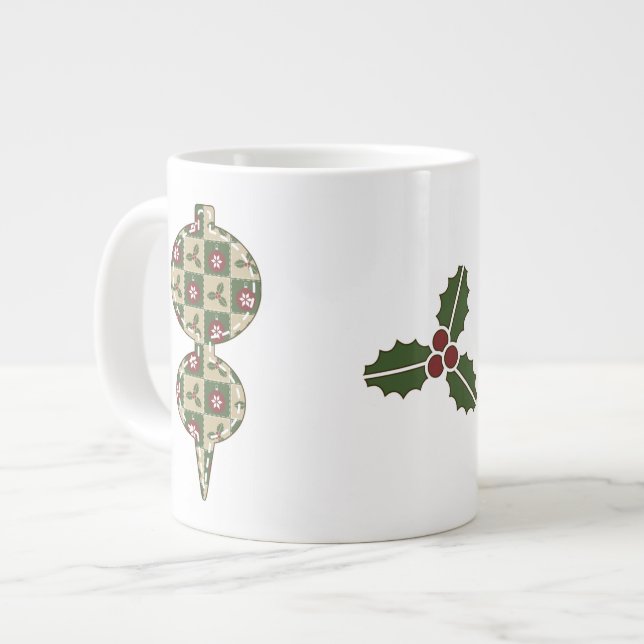 Grande Tasse Caoutchouc de Noël (Devant gauche)