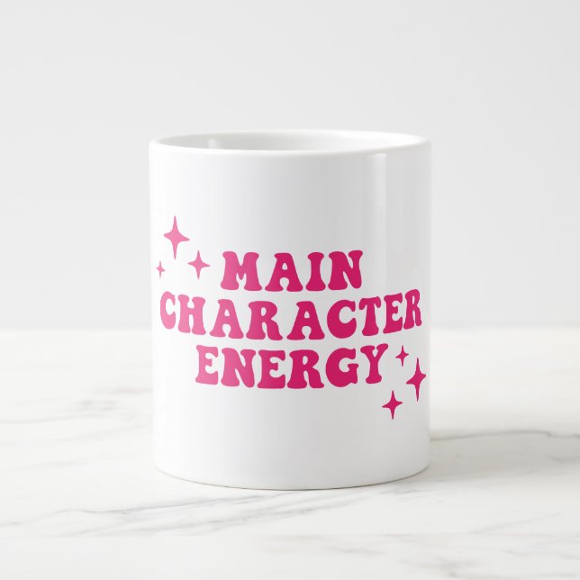 Grande Tasse Caractère principal Énergie rose (Devant)