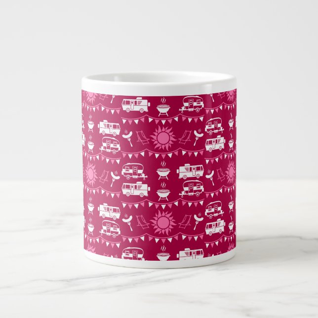 Grande Tasse Caravan Camping Maison Décor (Devant)