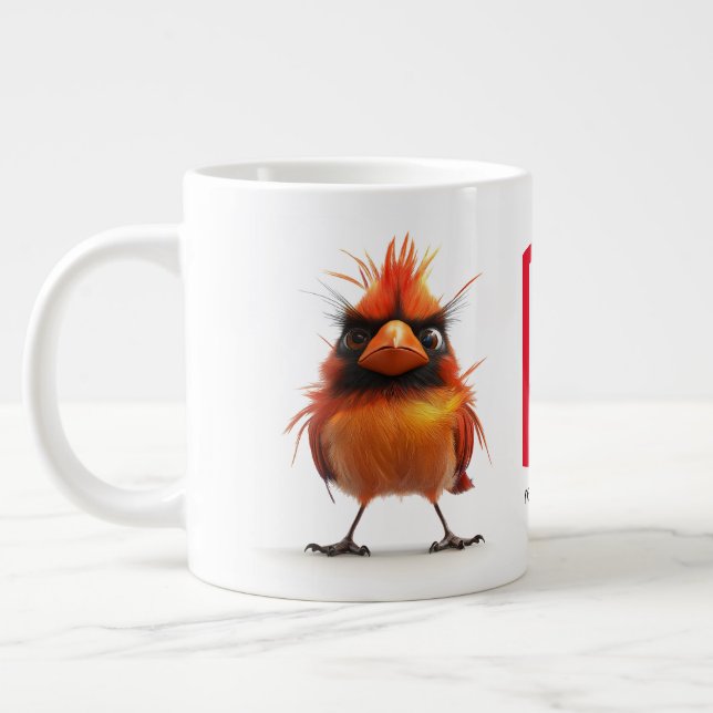 Grande Tasse Cardinal rouge oiseau (Gauche)