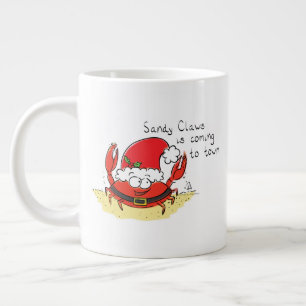 Grande Tasse Caricature de Noël de Noël de Noël amusant Père No