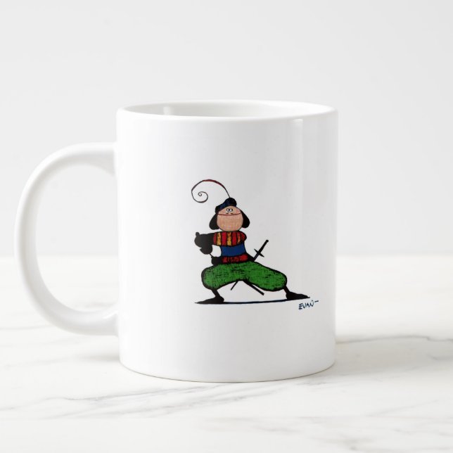 Grande Tasse Caricature des trois mousquetaires d'Artagnan (Gauche)