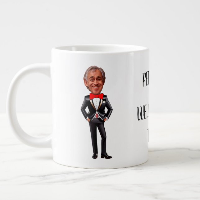 Grande Tasse Caricatures personnalisées 2024 pour les nouvelles (Gauche)