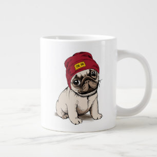 Grande Tasse Carlin Hipster Mini-Puppy