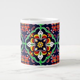 Grande Tasse Carrelage Talavera mexicain en terre cuite Design