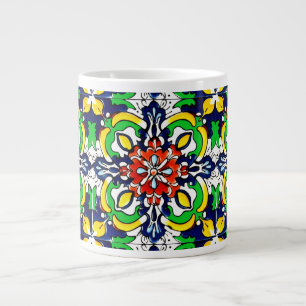 Grande Tasse Carrelage Talavera Mexicaine No 7