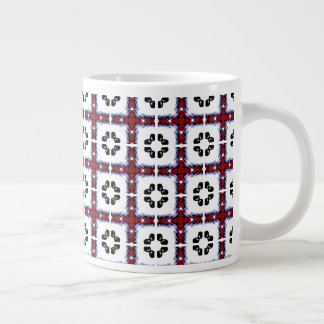 Grande Tasse Carrés Fluffy Floral