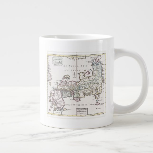 Grande Tasse Carte antique du Japon| 1769 (Droite)
