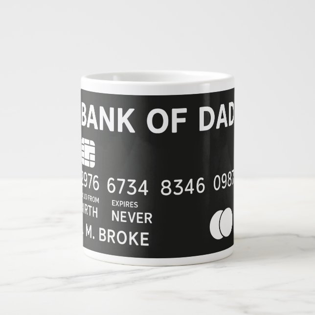 Grande Tasse Carte Bancaire Papa (Devant)