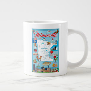 Grande Tasse Carte cartographique du Minnesota