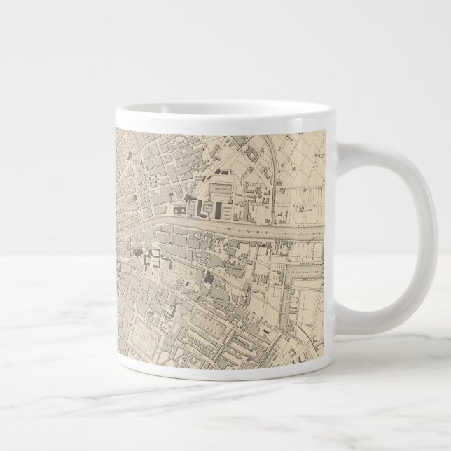Grande Tasse Carte de Dublin, Irlande (Droite)