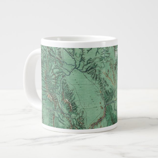 Grande Tasse Carte de la classification des terres de l'Idaho (Devant gauche)