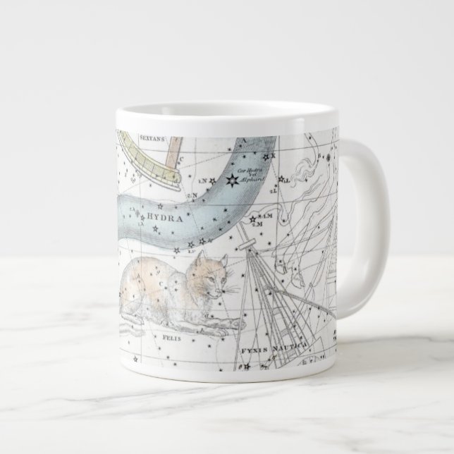 Grande Tasse Carte de la plaque de constellations XXVI (Devant droit)